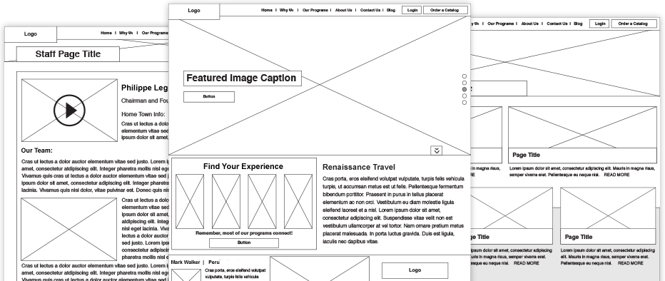 Digital Publishing Case Study - Wireframe 2